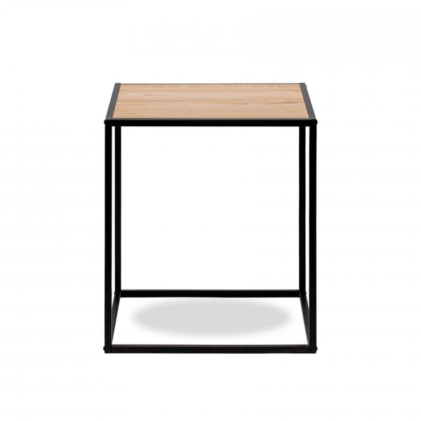 Table/bout de canape en métal et en bois Style industriel Table basse