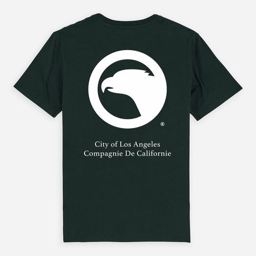 Compagnie de Californie - T-Shirt en coton noir Eagle - T-shirt / Polo homme