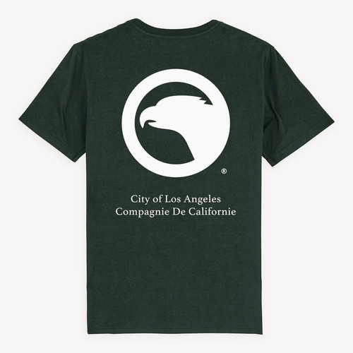 Compagnie de Californie - T-Shirt en coton kaki Eagle  - T-shirt / Polo homme