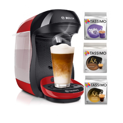 Bosch - Machine à café Tassimo HAPPY + 3 Packs de T-Discs offerts - Promo Meuble & Déco
