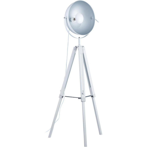3S. x Home - Lampadaire Trépied Blanc PIED Photographe AUSTIN - Lampes sur pieds Design
