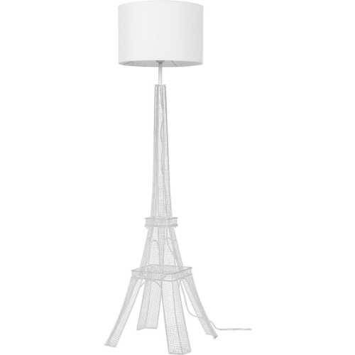 3S. x Home - Lampadaire en Métal TOUR EIFFEL Blanc - Lampes sur pieds Design
