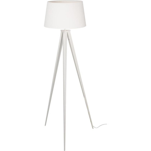 3S. x Home - Lampadaire Trépied en Métal Blanc - La Déco Design