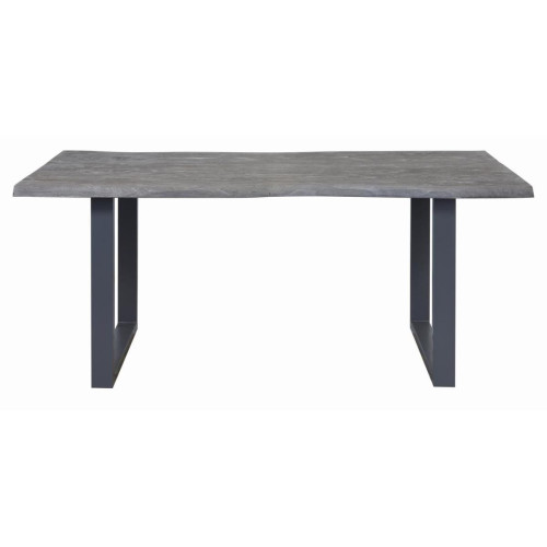 3S. x Home - Table de repas TAJ 180x90x76 et Pieds en Métal - Table Design