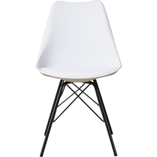 3S. x Home - Chaise Newman Scandinave Blanc - Meuble Et Déco Design