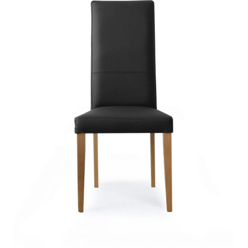 3S. x Home - Chaise Beauty Noir & Marron - La Salle A Manger Design