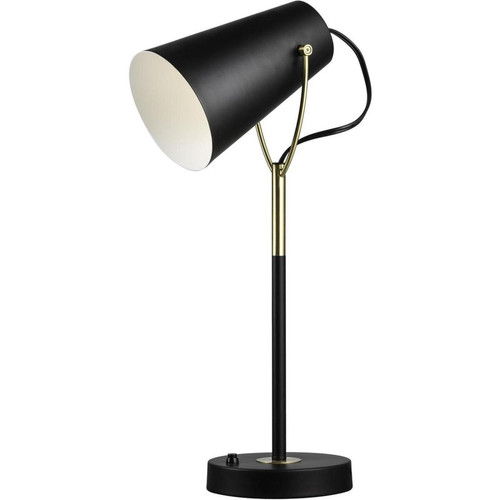Lampe à poser style projecteurs en métal RISPA Noir  Noir 3S. x Home Meuble & Déco