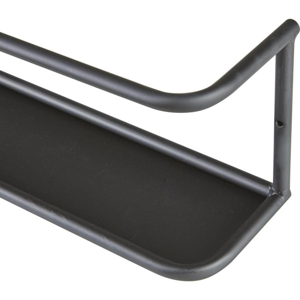 Etagere design en metal à fixer avec tablette Bari Noir  3S. x Home