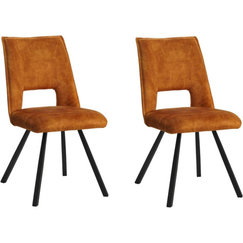 3S. x Home - Lot de 2 chaises vintage  - Meuble Et Déco Design