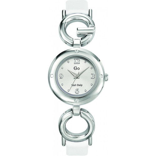 Go Girl Only - Montre Go Girl Only 697391 - Montre Acier Cuir Blanche  Femme - Go Girl Only Montres