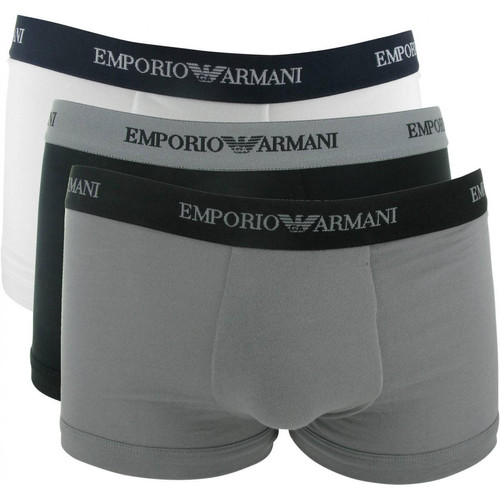 Emporio Armani Underwear - Pack de 3 boxers logotés ceinture élastique - coton stretch - Caleçon / Boxer homme