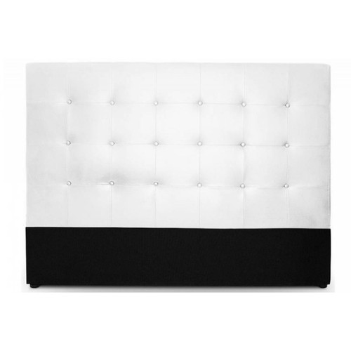 3S. x Home - Tête de Lit Capitonnée 160Cm Cocoon Blanc - Sélection meuble & déco Intemporel