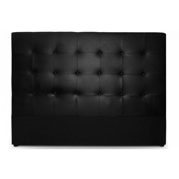 Tête de lit capitonnée 180 cm Cocoon noir Noir 3S. x Home Meuble & Déco