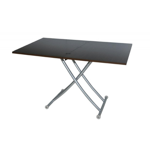 3S. x Home - Table basse relevable extensible wenge Ella - Sélection meuble & déco Intemporel