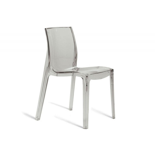 3S. x Home - Chaise Design Transparente LADY - Collection Contemporaine Meuble Deco Design