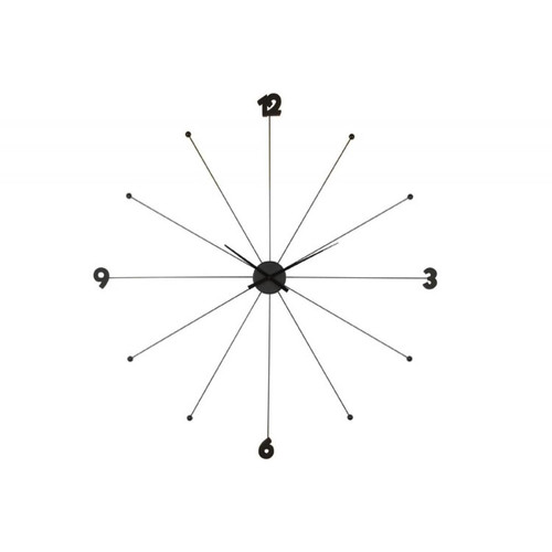 Kare Design - Grande Horloge Umbrella Noir - Mobilier Deco