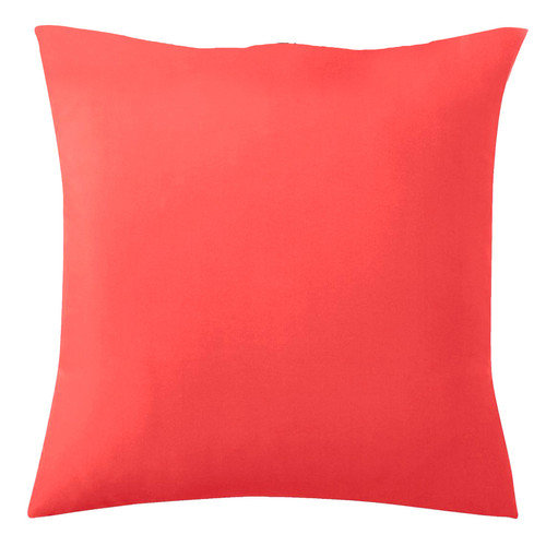 3S. x Tertio (Nos Unis) - Taie d'oreiller coton Sanitized® - corail - Linge de lit orange