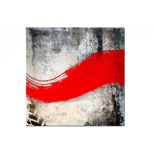 Tableau Abstrait Ton Rouge Maescha 60X60 cm