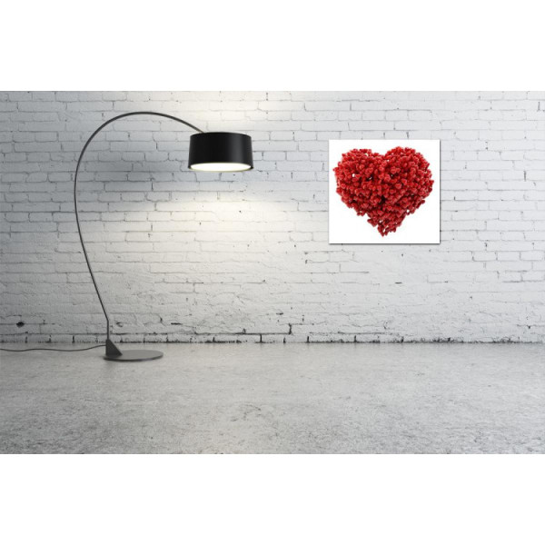 Tableau Romantique Coeur de Coeurs 50X50 cm 3S. x Home