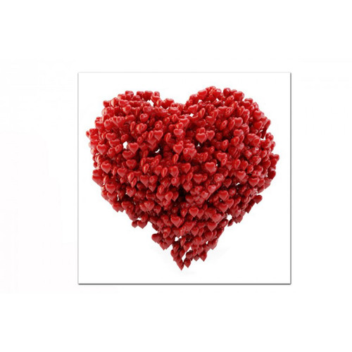3S. x Home - Tableau Romantique Coeur de Coeurs 50X50 cm - Sélection  Fête des Mères Meuble & Déco