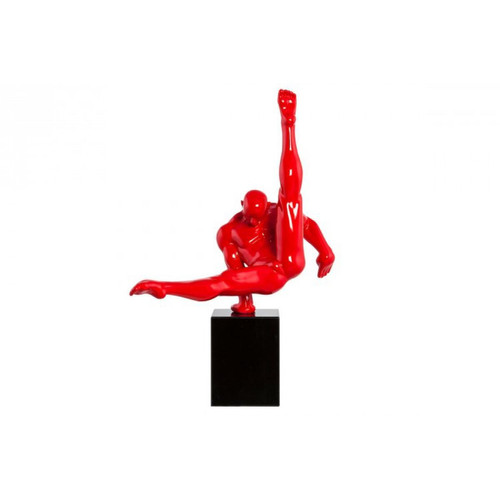 3S. x Home - Statue sport en résine rouge - Sélection meuble & déco Intemporel