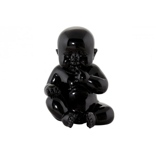 3S. x Home - Statue Little Baby Noire - Statue Et Figurine Design