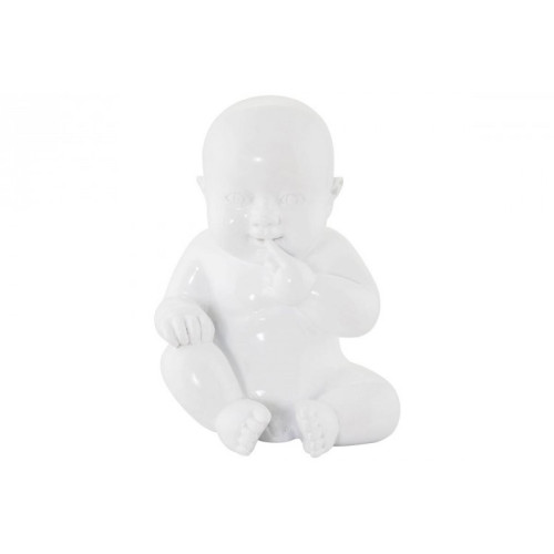 3S. x Home - Statue Little Baby Blanche - Statue Et Figurine Design