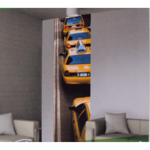 3S. x Home - Papier peint Taxi NY Format Lé 72x232cm - Meuble Et Déco Design