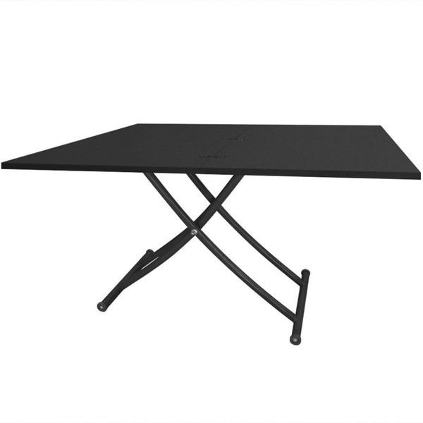 Table basse relevable noire en métal Varsovie 3S. x Home