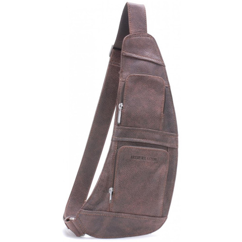 Arthur & Aston - BODY BAG DESTROY - Cuir de vachette souple - Sacs & sacoches