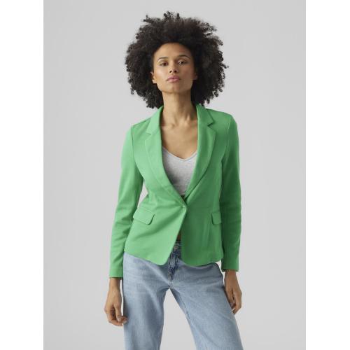 Vero Moda - Blazer croisé fermeture par bouton col à revers vert - Nouveautés vestes femme