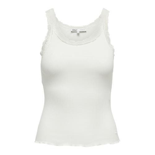Only - Débardeur regular fit blanc - T shirts blanc