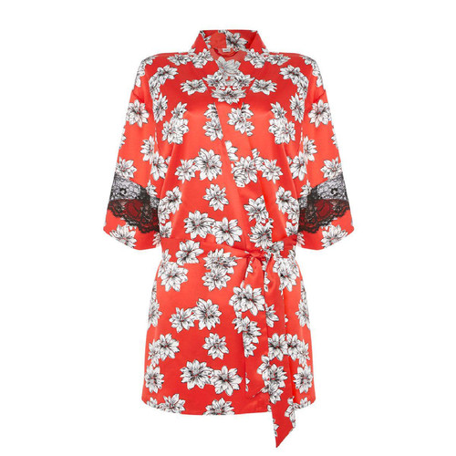 Morgan Lingerie - Kimono rouge Rachel-rouge - Peignoirs