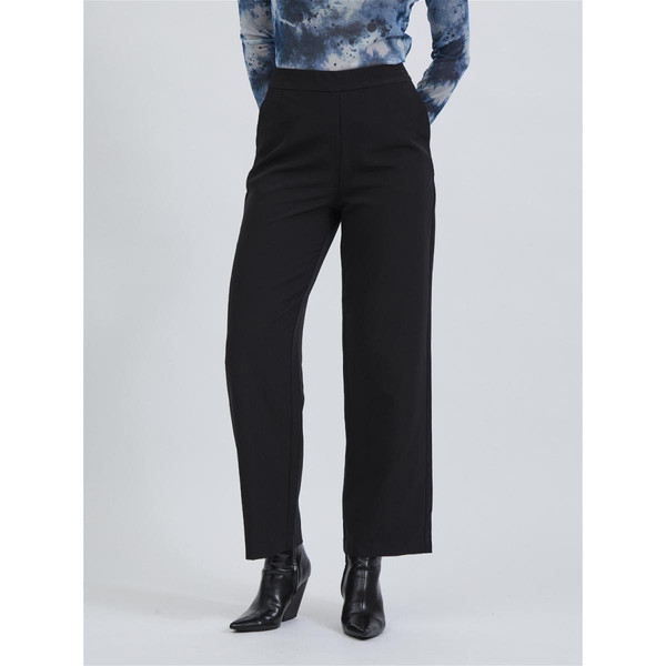 Pantalon à jambe large noir Ava Vila Mode femme