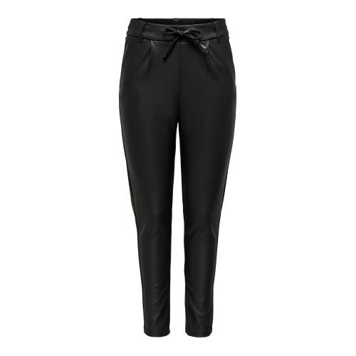 Only - Pantalon fermeture par ceinture noir - Toute la mode