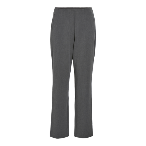 Vila - Pantalon regular fit gris Isa - Pantalons gris