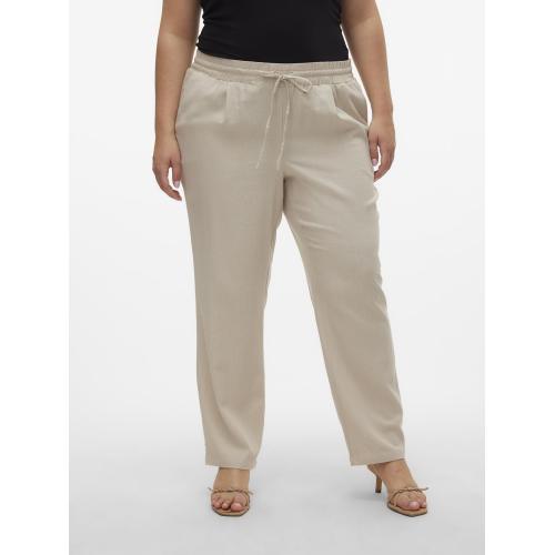 Vero Moda - Pantalon taille moyenne gris - Promos vêtements femme