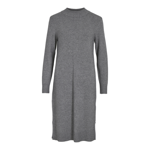 Vila - Robe courte en maille gris Kai - Nouveautés robes femme