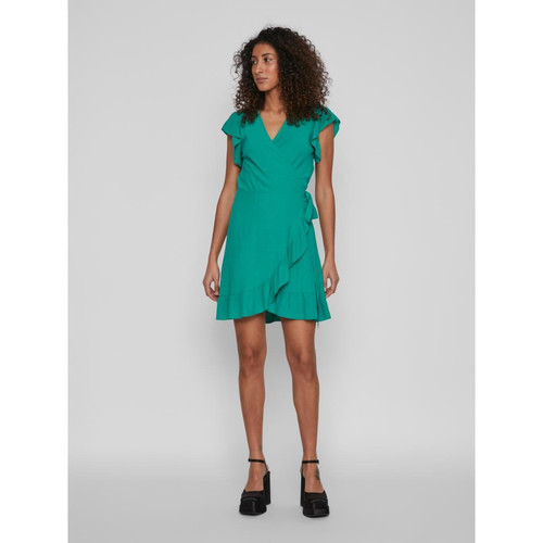 Vila - Robe courte turquoise - Toute la Mode femme chez 3 SUISSES