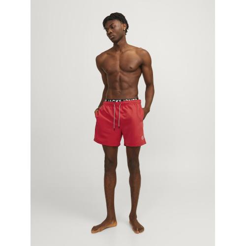 Jack & Jones - Short de bain homme rouge - Toute la mode homme