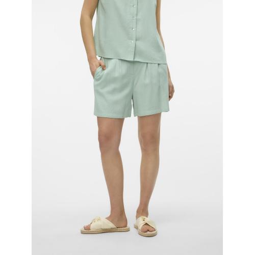Vero Moda - Short taille haute vert - Promos vêtements femme