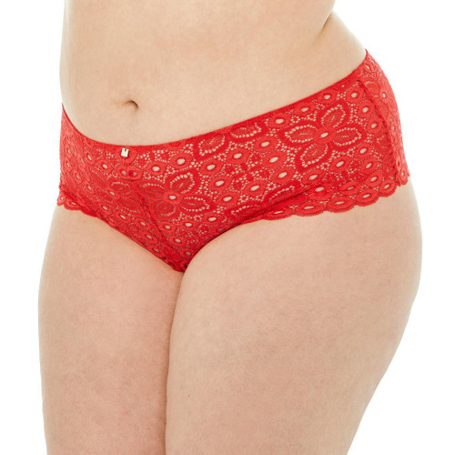 Camille Cerf x Pomm Poire - Shorty tanga coquelicot Intrépide-rouge - Shorties, boxers