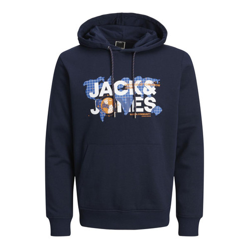 Jack & Jones - Sweat à capuche bleu foncé - Vêtement de sport  homme