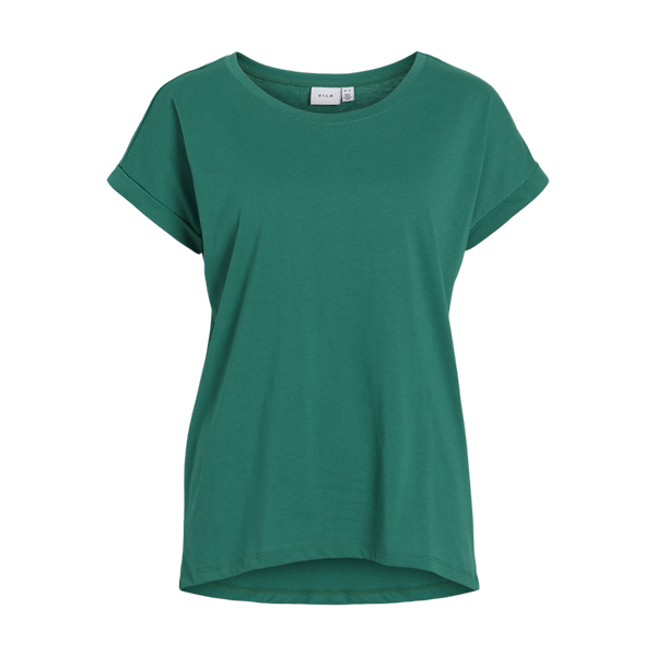 T-shirt col rond turquoise Kara Vila Mode femme