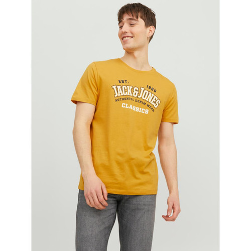 Jack & Jones - Tee-shirt manches courtes marron - T-shirt / Polo homme