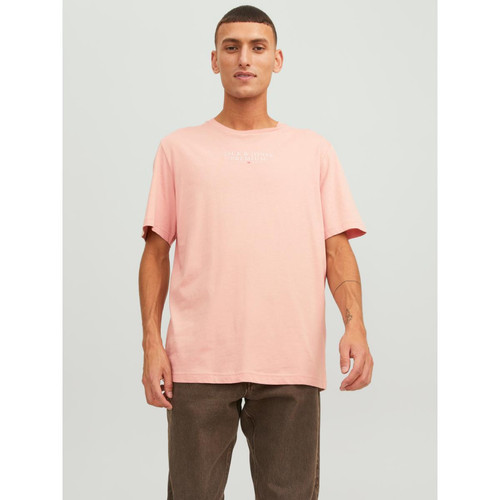 Jack & Jones - Tee-shirt manches courtes rose - Vêtement homme