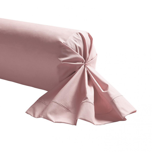 Essix - Taie d'oreiller ou de traversin unie percale de coton Essix - Rose - Nouveautés Linge de lit