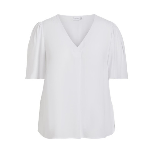 Evoked - Top manches 3/4 blanc Cléo - Blouse femme