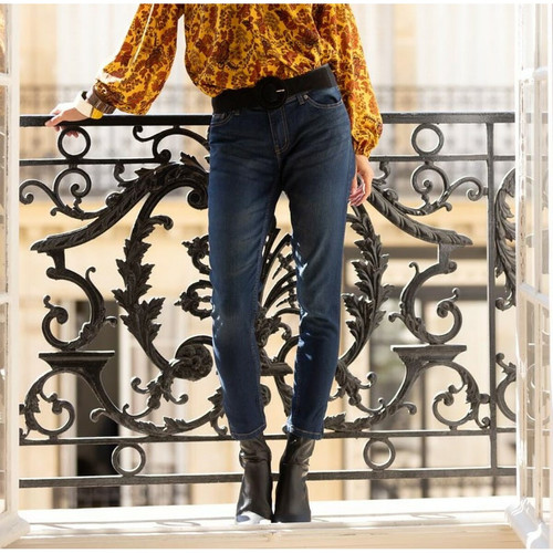 3S. x Le Vestiaire - Jean bas zippés femme - jeans skinny femme