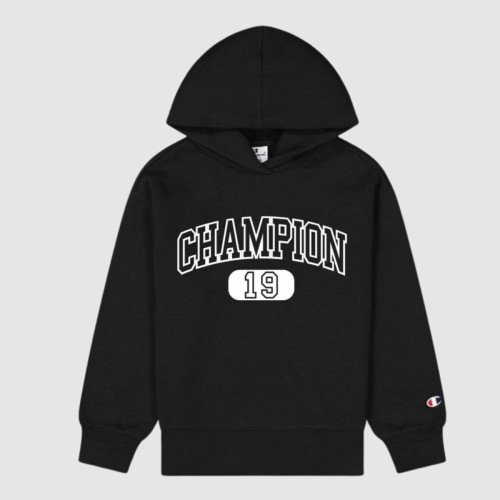Champion - Sweatshirt noir en polycoton pour enfant - Pull / Gilet / Sweatshirt enfant